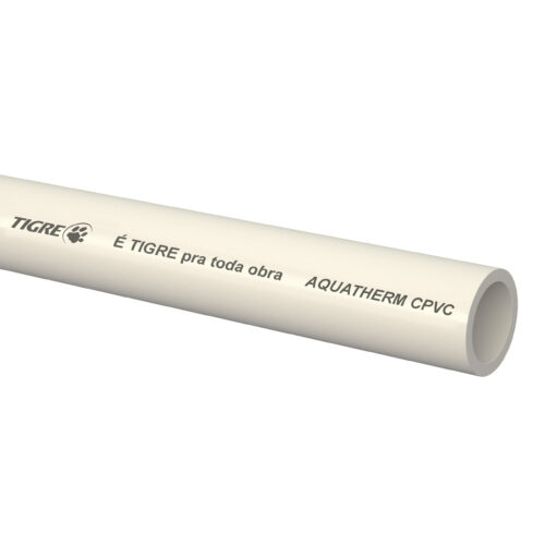 Tubo CPVC Aquatherm de 22mm e 3m Tigre